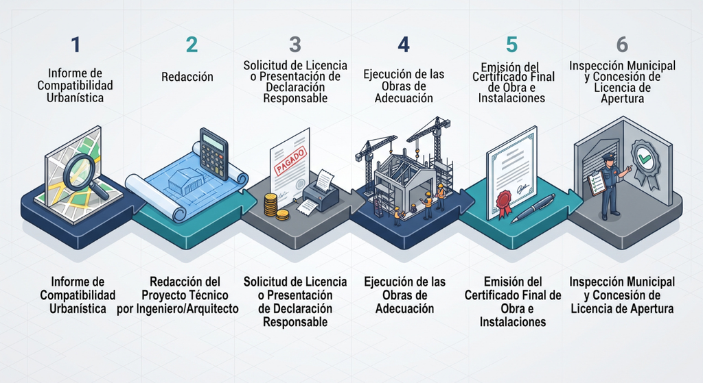 Licencia para nave industrial: tipos, requisitos técnicos y trámites municipales 2 Paso a paso 1