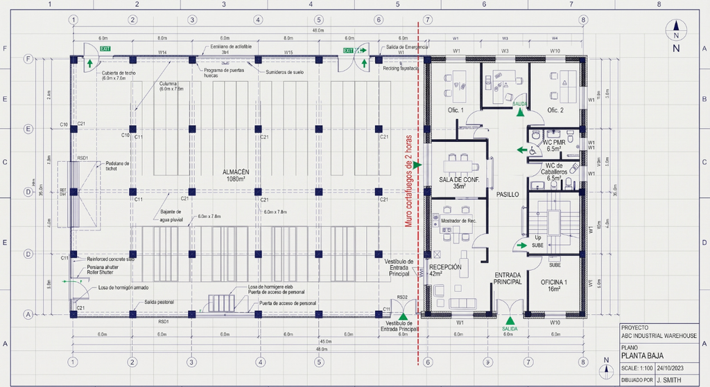 Planos de una nave industrial: tipos y qué debe incluir cada plano 2 Diseno e integracion en plano