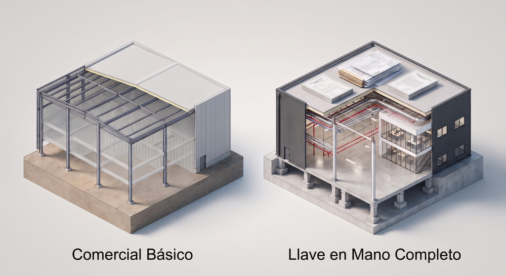 Nave industrial llave en mano: qué incluye y cómo comparar propuestas 1 Llave en Mano