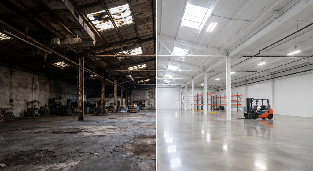 Reforma de nave industrial: precio, partidas, proyecto y permisos 1 Rehabilitacion