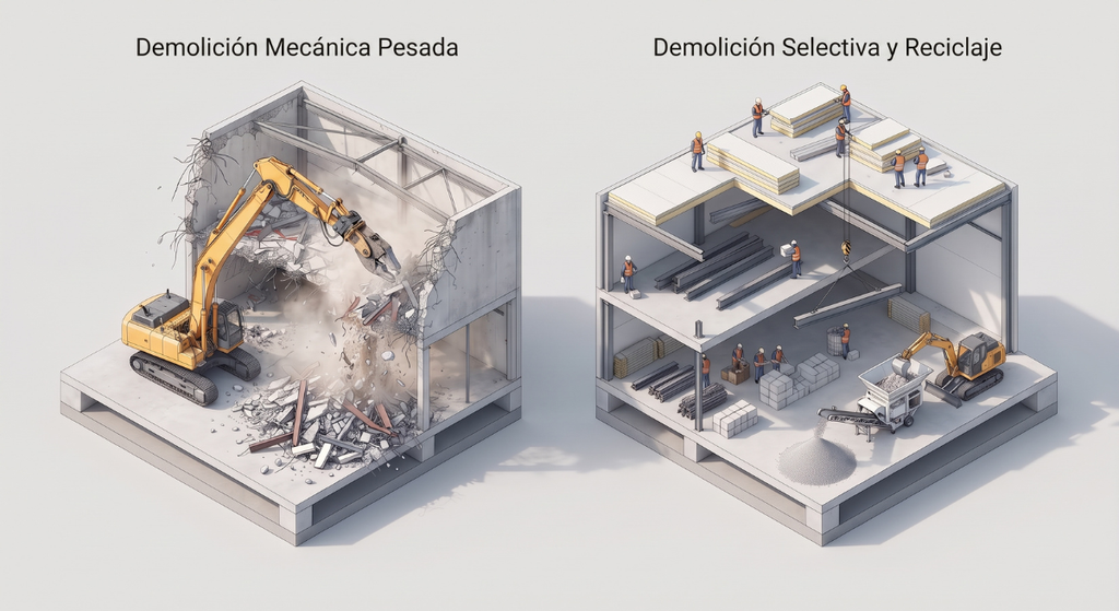 Demolición de una nave industrial: proyecto, permisos y costes a prever 1 Tipos de demolicion industrial