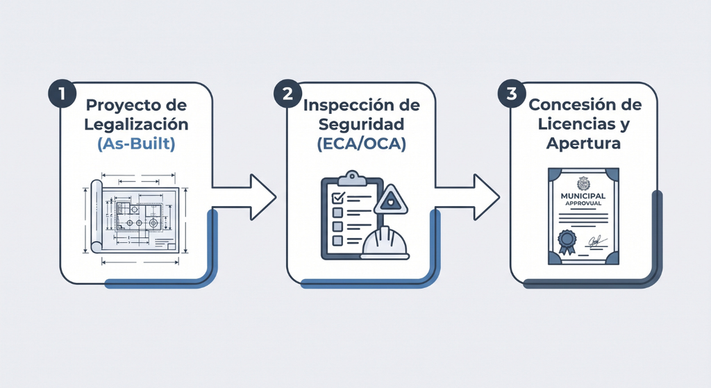 Legalizar una nave industrial: cuándo hace falta, proyecto y trámites 2 pruebas de seguridad